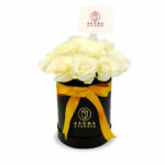 Box Petit 12 Rosas Blancas