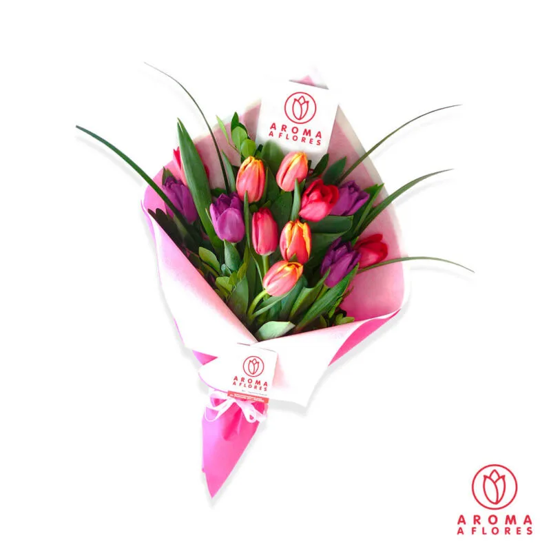 ramo-10-tulipanes-aromaaflores