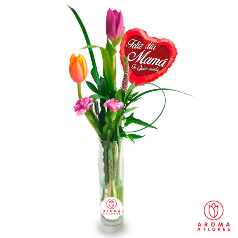florero2 tulipanes aromaaflores
