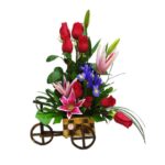 Carreta 8 Rosas Lilium