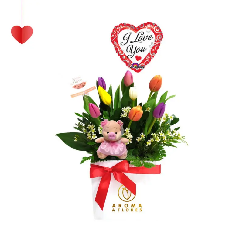 box-tulipanes-y-peluche-aroma-a-flores