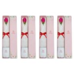 pack 4 cajas de 1 rosa
