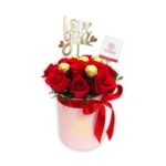 Box 12 rosas y ferrero