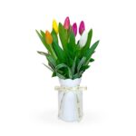 Florero vintage 06 tulipanes