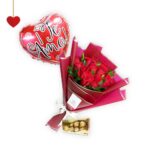 Combo Ramo 12 Rosas Amor
