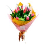 Ramo 10 Tulipanes pink