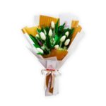 Ramo 10 Tulipanes blancos
