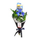 Ramito 3 rosas azules Hot Wheels