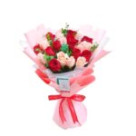 Ramo 24 rosas silver