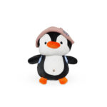 Pingüino con capucha y mochila