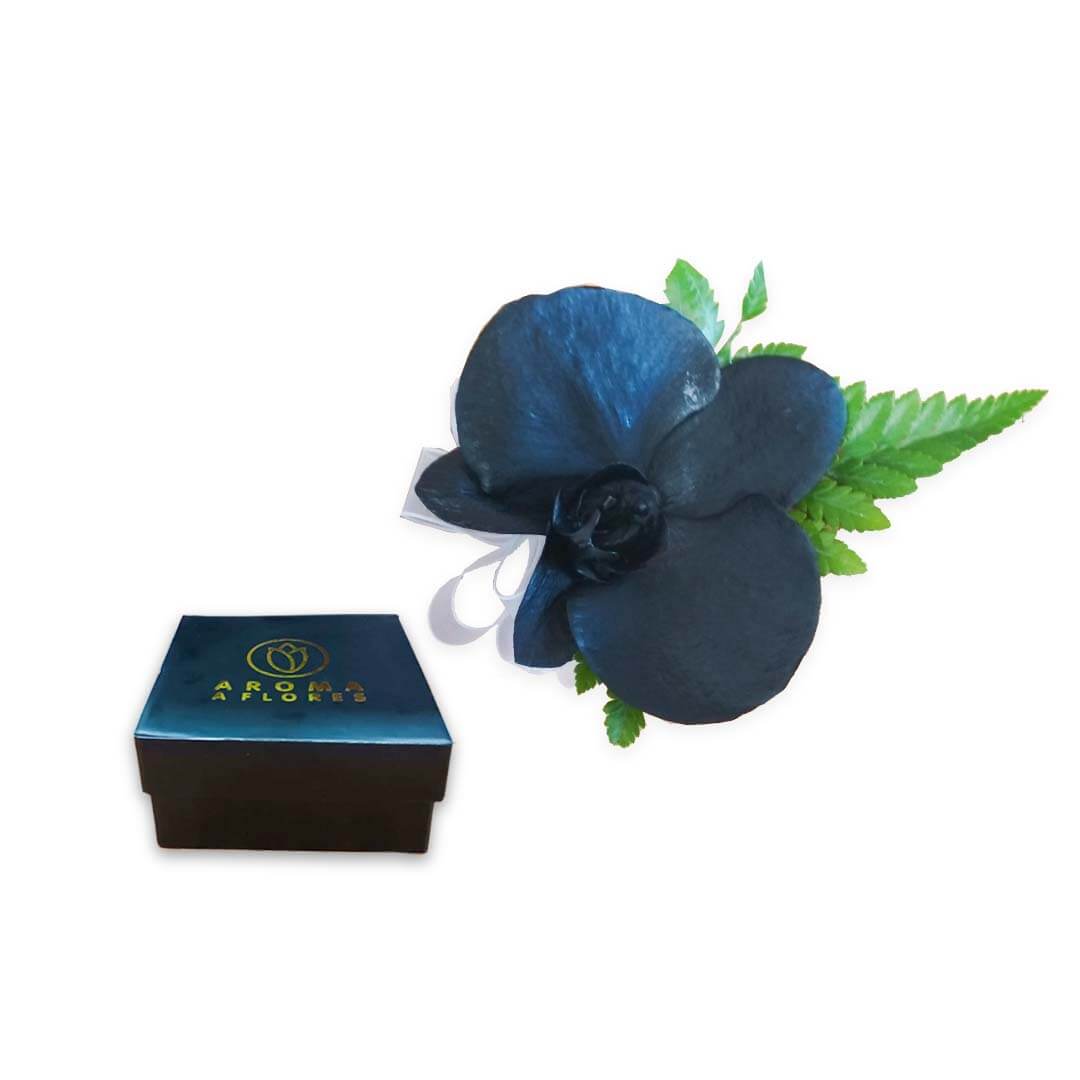 1-5.jpg Corsage orquídea negro - Imagen 1