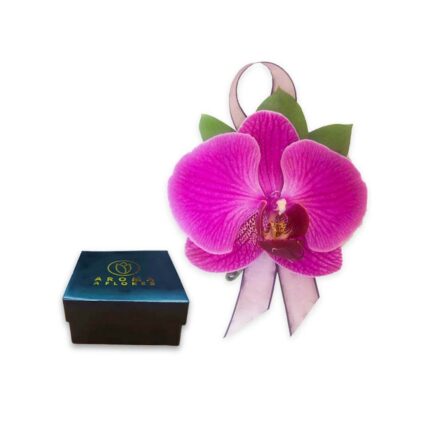 Corsage Orquídea Fucsia