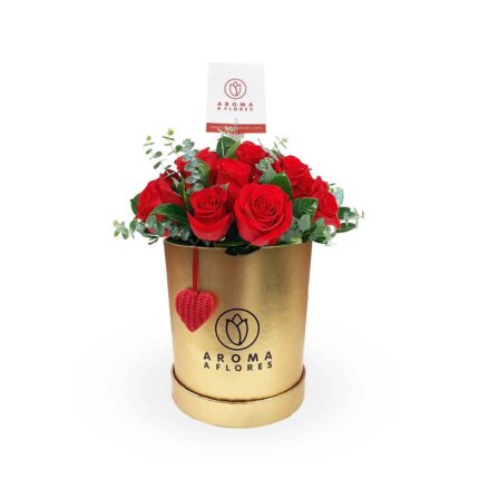 Box-12-Rosas-Golden-Aroma-a-flores