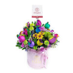 Box 18 rosas arcoiris