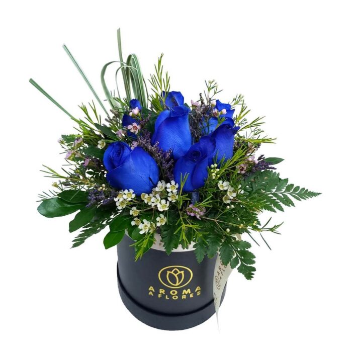 Box Petit 7 Rosas Azules - Imagen 2