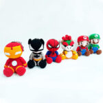 Llavero de Marvel y Mario Bross