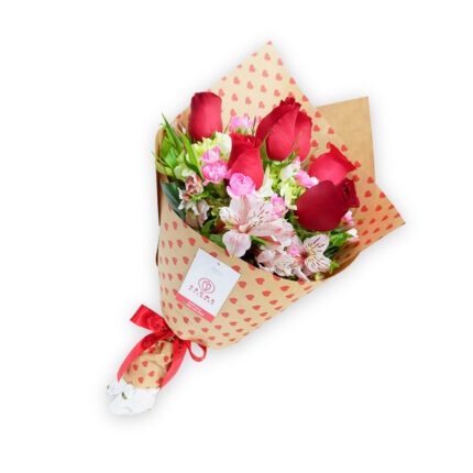 Ramo love 06 rosas