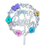 Topper Happy birthday - Imagen 2