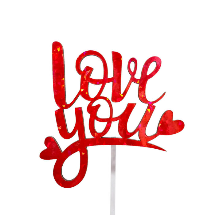 Topper Love you - Imagen 2