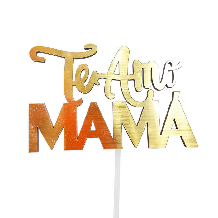Topper Te amo mamá - Imagen 2