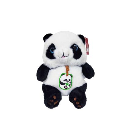 Panda ojo brillo collar