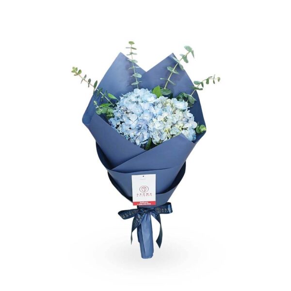 Ramo hortensia celeste
