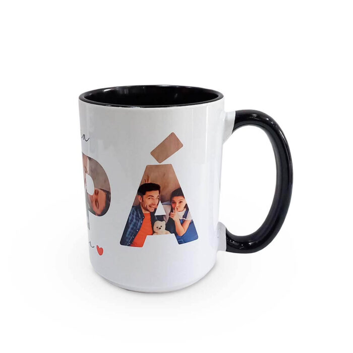 Taza feliz papá personalizado - Imagen 3