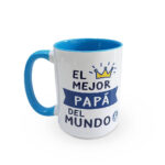 Taza mejor papá personalizado