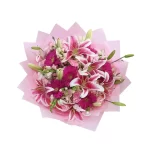 Ramo 6 gerberas y lilium Aroma a flores