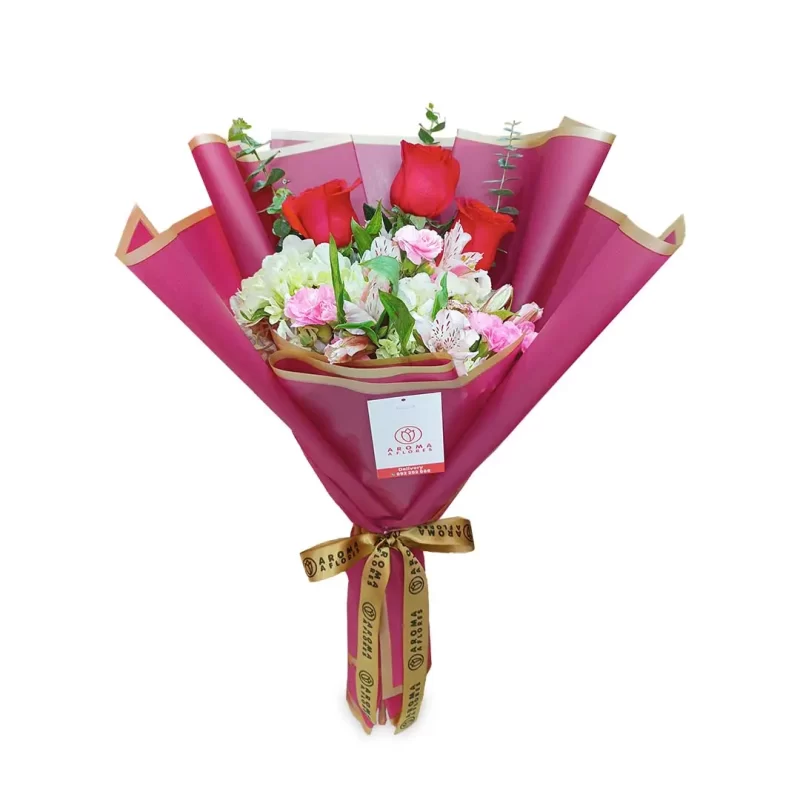 Ramo-3-rosas-rosas-red-Aroma-a-flores
