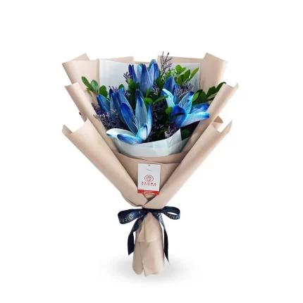 Ramo-lirios-azul-Aroma-a-flores