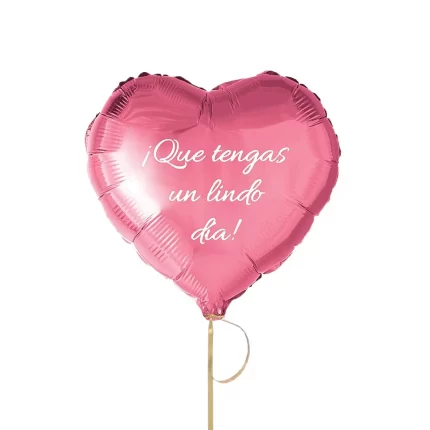 globo-personalizado-lindo-día-Aroma-a-flores
